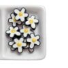 oly-6dea6e8bb8526daf260b34c516073b68 Wholesale Acrylic Painted Red Flower Loose Beads DIY Phone Charm Keychain Jewelry Accessory