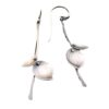 oly-6df49e8bb77df0b744c9c9fc6508f727 Wholesale Bohemian Leaf Earrings Ancient Silver Tone Metal Women S Fashion Jewelry Accessory For Daily Wear