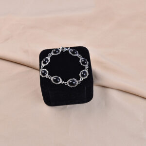 Black gemstone bracelet