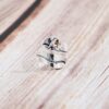 Wholesale Electroplated Alloy Adjustable Open Wide Band Bird Ring Elegant Design Jewelry Gift For Boutique Resale