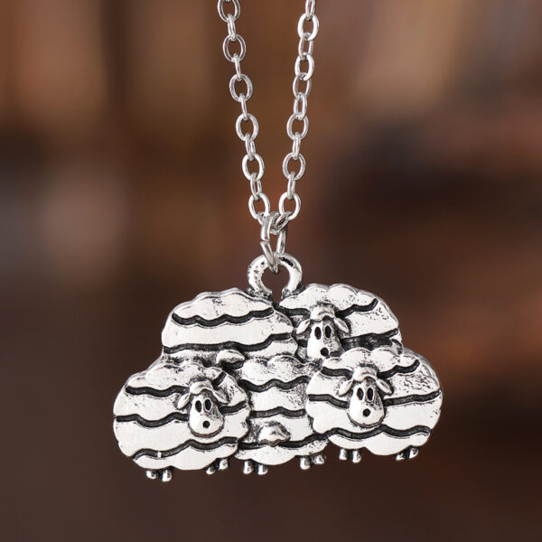 Wholesale Chic Bohemian Cloud Sheep Jewelry Set Earrings Necklace Bracelet Zinc Alloy Fashion Accessory