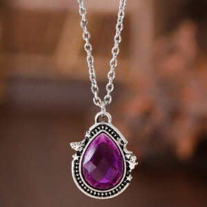 oly-6e6960539dc69a56c24cb22361bbf0d9 Wholesale Vintage Carved Drop Pendant Necklace Antique Silver Tone Alloy Jewelry Accessory Boutique Style For Women
