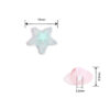Wholesale Frosted Acrylic Loose Beads Love Star Plum Blossom Shapes for DIY Hair Accessories Craft