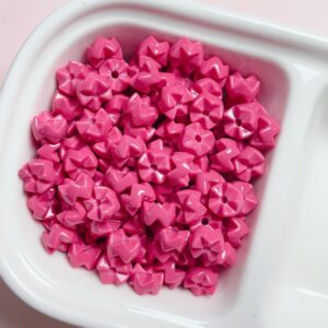 11-Rose Red / The size is about 8mm, and the aperture is about 1.5mm