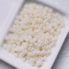 oly-6f570f782460ba8ff6588a14282c98d4 Wholesale Cream Iridescent Acrylic Rice Beads 4mm 200pcs for DIY Jewelry Making Fashion Gift