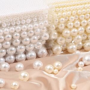 Wholesale High-Gloss Imitation Pearl Loose Beads, 4mm Rice White, DIY Jewelry & Nail Art, Fashion Accessory