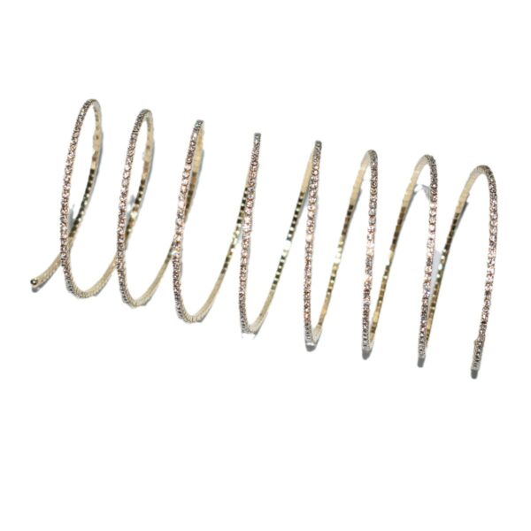 Wholesale Stylish Rhinestone Belly Dance Bracelet Oriental Dance Performance Armlet Jewelry Accessory For Party
