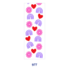 Wholesale 2/8/16pcs Rainbow Heart Floral Strawberry Citrus Fruit Cute Cow Cartoon Print Pen and Bookmark Stickers UV DTF Wraps OLY Exclusive