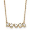 oly-705ec89489e1c75c1cd2aac7efb2777b Wholesale Teardrop Zircon Stainless Steel Collarbone Necklace Color Stainless Steel Electroplated Electroplated Trendy Fashion Accessory For Gift And Boutique Resale