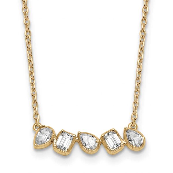 oly-705ec89489e1c75c1cd2aac7efb2777b Wholesale Teardrop Zircon Stainless Steel Collarbone Necklace Color Stainless Steel Electroplated Electroplated Trendy Fashion Accessory For Gift And Boutique Resale