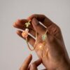 oly-707259c3b51023f9ca89a17a65286b38 Wholesale Copper Floral Open Cuff Bracelet Chic Botanical Design Gift Everyday Fashion Accessory