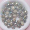 Wholesale 16mm UV Plated Cat Eye Resin Beads for DIY Phone Chain Keychain Jewelry Accessory Craft Supply