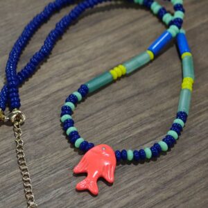 Red fish necklace