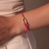oly-710af59ae624a47973975e825ab8a5d8 Wholesale Trendy Woven Rope Bracelet With Heart Pendant Colorful Beaded Unisex Jewelry Accessory For Everyday Wear