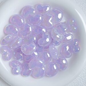 01-Purple / The size is about 21*16mm, the aperture is about 2.4mm