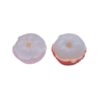Wholesale Large Half Peeled Lychee Resin Keychain Charm DIY Bag Accessory Craft Supply