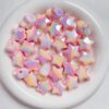 oly-7214cd492a950fa778349cdfbfc87b07 Wholesale Cream UV Acrylic Five-Pointed Star Loose Beads for DIY Jewelry, Phone Charms, Hair Accessories, Boutique Resale