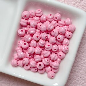 15-pink / Size is about 5mm, hole diameter is about 1.5mm