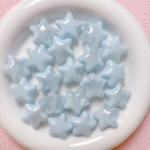 01-light blue / Size is about 23mm, hole diameter is about 3.3mm