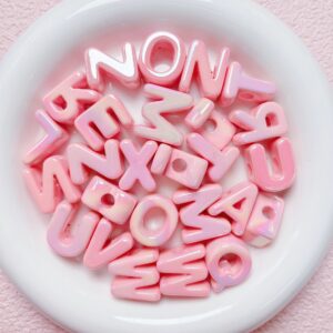 09-light pink / Randomly mixed letters (aperture about 5mm)