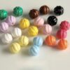 Wholesale Trendy Red Acrylic Pumpkin Beads for DIY Jewelry Phone Charm Keychain Accessory