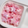 oly-729fa55cdd4d7179adb894db9f2936b4 Wholesale UV Plated Acrylic Star Loose Beads in Macaron Light Blue for DIY Phone Charm Bracelet Jewelry Making Stylish Boutique Craft Supply Gift