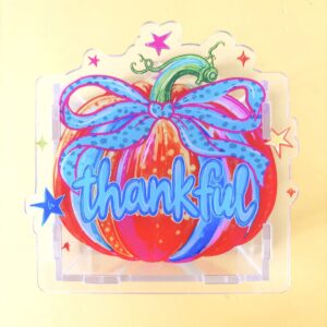 B715 - Gratitude Pumpkin Pen Holder