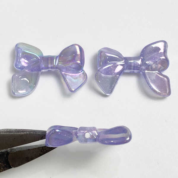 oly-72c1e8b7c970ce859a33e3c7f874dce9 Wholesale Acrylic Loose Beads UV Glow Glitter Bow Mermaid Iridescent DIY Jewelry Making Phone Charm Accessory