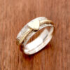 Wholesale Alloy Silver Tone Vintage Bohemian Heart Ring For Women Fashion Jewelry Gift