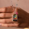 Wholesale Candy Themed Rainbow Circus Tent Beaded Necklace Fairy Tale Style Jewelry Accessory For Gifts