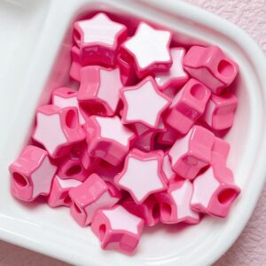 07-dark pink / Size is about 16mm, hole diameter is about 5mm