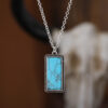 Wholesale Bohemian Geometric Turquoise Pendant Earring And Necklace Set Zinc Alloy Jewelry For Boutique Resale And Party Wear