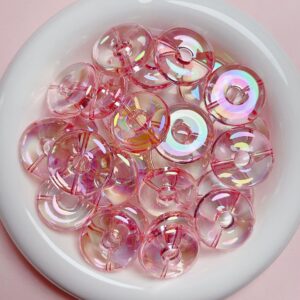 04-light pink / The size is about 27mm and the aperture is about 2.0mm.