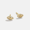 oly-73e04c7bbca86ba422a9205db684836b Wholesale Copper Horseshoe Earrings With Zircon Eye Design Stylish Jewelry Accessory Gift For Party Boutique Resale