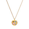 oly-73e7f234fc185d5587d78286e96e5704 Wholesale Titanium Steel Colored Zircon Mom Necklace December Birthstone Choker Chic Fashion Accessory