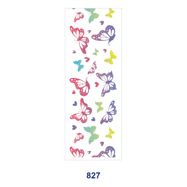 Wholesale 2/8/16pcs Colorful Butterfly Ghost Cartoon Character & Badge Text Print Pen and Bookmark Stickers UV DTF Wraps OLY Exclusive