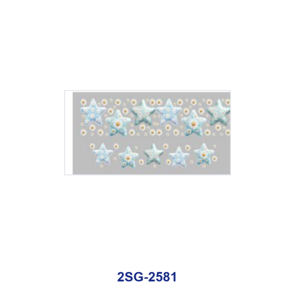 Wholesale 8pcs Pastel Color Star Glitter Print 3oz Cup Stickers Wrap OLY Exclusive