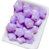 oly-747fd2d108da5b09cf6b5ff54ac481d7 Wholesale Acrylic UV Plated Light Purple Chubby Star Beads for DIY Jewelry Phone Charm Necklace Craft Accessories