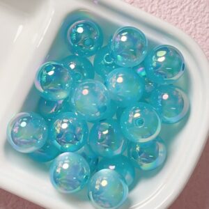 08-Lake Blue / 16mm, aperture about 2.8mm (sold by piece)