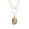 oly-74d53ac54bd4229f4caf4d425153cc94 Wholesale Vintage Cat Locket Necklace Copper Pendant Jewelry For Women