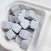 Wholesale Dopamine Acrylic Square Beads Yellow 10mm Baking Paint DIY Phone Chain Keychain Jewelry Accessory Resale