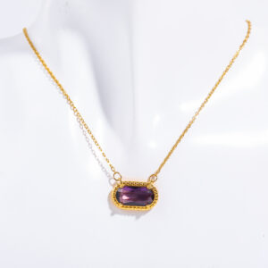 Purple necklace