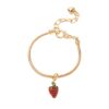 oly-74ff7afa36a08e5d5aaa772807af492e Wholesale Strawberry Heart Star Design Gilt Copper Bracelet Women S Casual Woven Rope Fashion Accessory For Resale