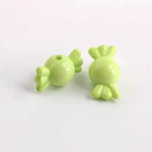 11-light green / Size is about 21*11mm, hole diameter is about 2.3mm