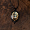 oly-7530f8766a520b2c9eeb103072e59842 Wholesale Gothic All Seeing Eye Pendant Necklace Retro Horus Eye Amulet Black Rope Chain Zinc Alloy Jewelry For Boutique Resale Or Gift
