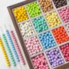 oly-7543aaaec932ca25fcf5ed77128a3cfb Wholesale Acrylic Baking Paint Colorful Round Loose Beads for DIY Jewelry Making Phone Charm Bracelet Craft Supply