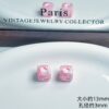 Wholesale Acrylic Embossed Cartoon Cat Square Beads DIY Phone Charm Bag Pendant Craft Supply