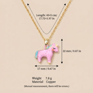 Pink Pony Necklace