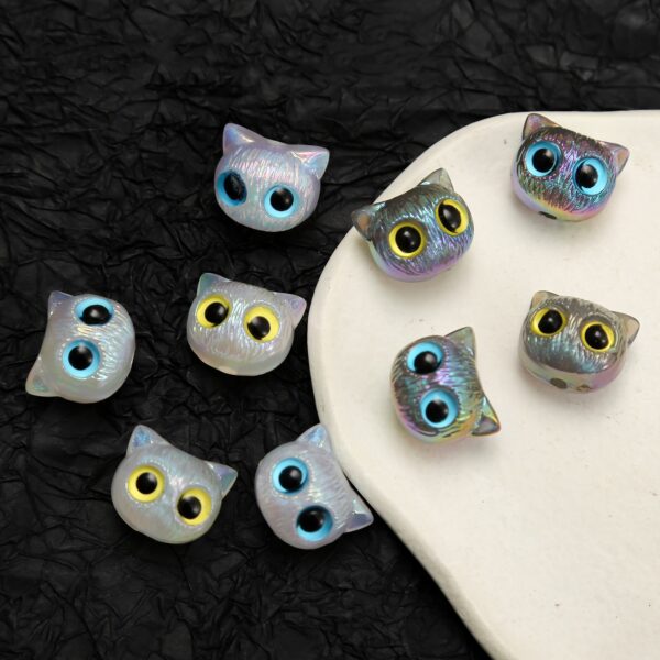 oly-7638137103844a6fc9e65c8745310a18 Wholesale Acrylic Cat and Owl Loose Beads for DIY Bracelet Jewelry Making Craft Supply