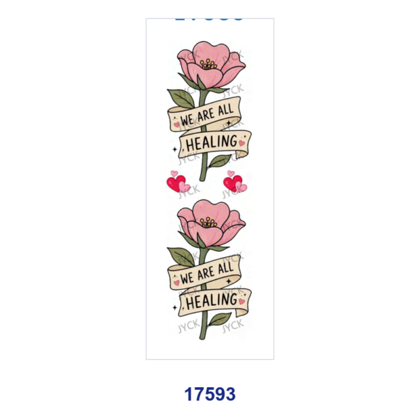 oly-763ad719a0f3b3726d754b770ba8378d Wholesale 2/8/16pcs Soft Pastel Inspirational Girl Style Pen and Bookmark Stickers UV DTF Wraps